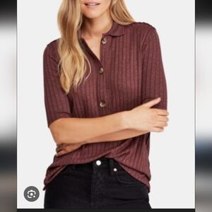 Free People Tunic Women's XS Heart Strings Stretch